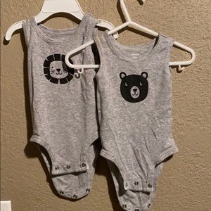 Sleeveless onesies